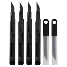 모노페이지 전문가용 다목적 고급 커터칼 2p + 칼날 10p 세트, 혼합색상, 2세트