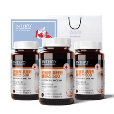 INTERO 葉黃素膠囊+購物袋, 90顆, 3罐