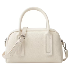 MDMS 迷你小方圓包斜背包, 米白色