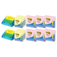 3M 便利貼彈出式分配器 C-4214 + 彈出式筆芯 KR330 3p 套裝, 可愛的粉紅色（彈出式筆芯）, 2組