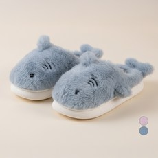 롤리트리 상어 털 실내 슬리퍼