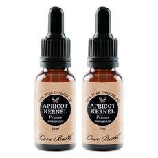 Love Bath 香氛臉部保養油 杏子香, 20ml, 2瓶