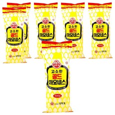 오뚜기 고소한 골드 마요네스, 500g, 6개