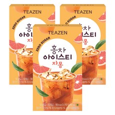 TEAZEN 茶禪 紅茶隨身包 葡萄柚冰茶口味, 5g, 10條, 3盒