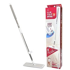 hold 不沾手刮淨平板拖把36cm，輕鬆清潔不費力，適用多種地面，告別手洗煩惱, 36cm, 1個