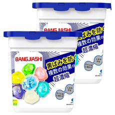 BANGJIASHI 12倍超濃縮洗衣凝珠 七腔小蒼蘭香 25入/盒 遇水即溶 柔軟護衣 深層潔淨, 2盒, 1組