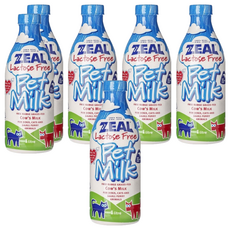 ZEAL 紐西蘭犬貓專用鮮乳, 不含乳糖, 1公升, 1L, 6瓶
