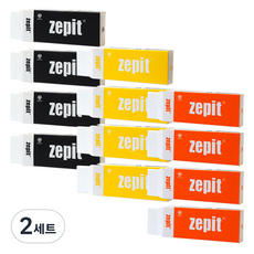 Jepiteu 小號橡皮擦 12入組, 2套, 混合顏色