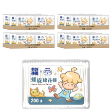 fastrend 芳詩傳德 X Duga Hook 螺旋棉花棒 200支, 24盒