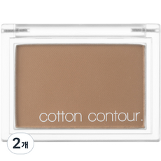 미샤 코튼 컨투어 팩트 셰이딩 4g, 슈가 토스트, 2개