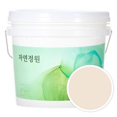 자연정원 수성 페인트, BR046 엔티크 화이트, 5L, 1개