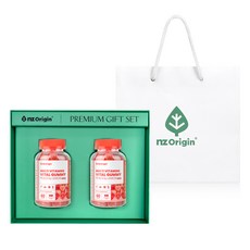 엔젯오리진 멀티비타민 바이탈 구미 피치 & 레몬 플레이버 + 쇼핑백, 2개