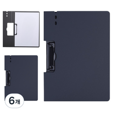 홍련 덮개 클립 보드, 블랙, 6개