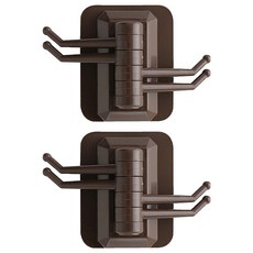 피어니스트 욕실타월 거치 걸이, 커피, 2개