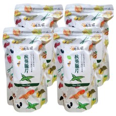 元氣家 秋葵脆片 100g 台灣產 真空低溫製成, 4包