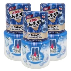 EARTH 地球製藥 室內除臭芳香劑 清新皂香, 400ml, 3瓶