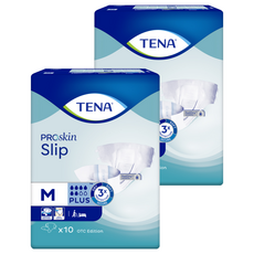 TENA 添寧 Plus 男女通用 成人紙尿褲, 10入, 2個