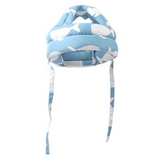 ANTIAN 寶寶學步防摔帽, 藍鯨魚, 1個