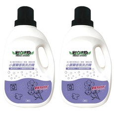 輕身體艷 桶裝洗衣精 小蒼蘭, 2kg, 2桶