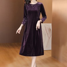 포플러앤씨 헤시넌 벨벳 원피스 빅사이즈 포함