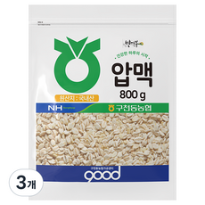 MujuFirefly 韓國產 Good Job 農協 壓麥, 800g, 3個
