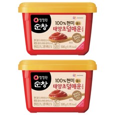 清淨園 Sunchang 黃金糙米韓式辣椒醬 減辣版, 500g, 2個