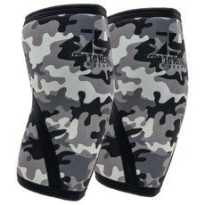 Zero to Hero 氯丁橡膠健康護肘 7 毫米灰色迷彩兩側套裝, 1套, 灰色迷彩