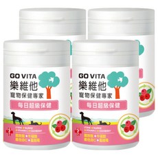 GO VITA 樂維他 每日超級保養 犬貓適用, 55顆, 健康護理, 4罐