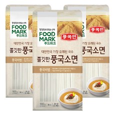 Poongkuk Q彈素麵條, 3個, 900g