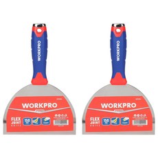 WORKPRO 不鏽鋼刮刀 彈性型 錘型 150mm WP321014, 2個