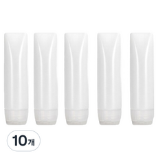 newnlook 旅行用軟式管狀容器 30ml, 10個, 半透明