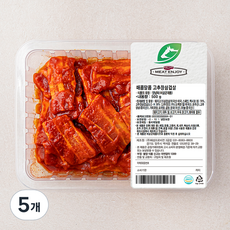 미트엔조이 매콤달콤 고추장 삼겹살, 500g, 5개