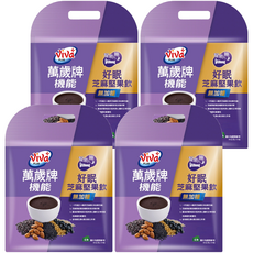 聯華 萬歲牌 機能好眠芝麻堅果飲 無加糖, 30g, 8包, 4袋