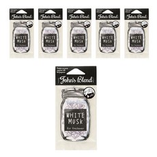 John's Blend 居家香氛片 Set, 白麝香, 6片