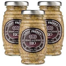 LOUIT FRERES 路易斐烈 全麥芥末醬, 130g, 3個