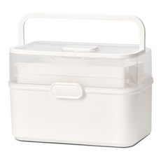 Health Today 3層急救箱 白色 特大號, 1個