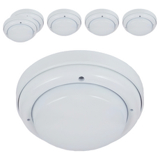 差動式溫度變化探測器, 6個, 白色