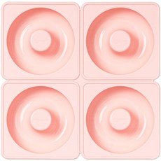 sillymann Century Garden鉑金矽膠甜甜圈4格模具 WSK4070, 1個, 軟音