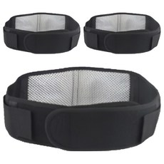 바디메딕 발열 허리보호대 블랙, 3개