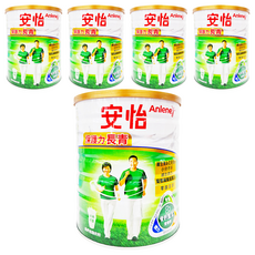 Anlene 安怡 長青高鈣低脂奶粉, 1.5kg, 5罐