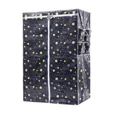 Cotton Field 棉花田傢飾 繽紛PP覆膜防水防塵衣櫥布套 星空, 1個, 1個