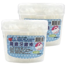 Lover 情人 扁線牙線棒, 2cm, 200支, 2盒