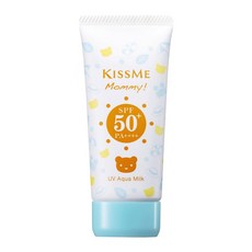 KISSME 奇士美 Mommy親子防水防曬乳 50g SPF50+ 溫和配方 親子適用, 1條