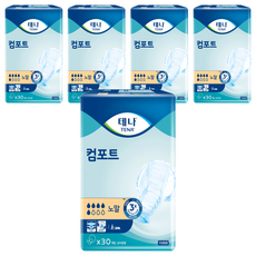 TENA 添寧 男女通用舒適成人紙尿褲, 30入, 5包, 一般(52*25cm)
