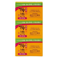 KUMANO 熊野油脂 四季柿涉 保濕皂, 100g, 3個