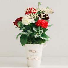 ASPASIA 康乃馨花盆, 紅色, 1個