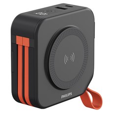 PHILIPS 飛利浦 十合一行動電源, DLP4347C, 黑色