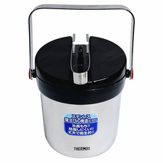 THERMOS 膳魔師 不鏽鋼真空保冰桶 附夾子 JIN-1300, 1個, 1.3L, 單一顏色