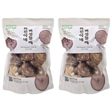 하진이네버섯뜰에 건조 표고버섯 통건조, 2개, 100g