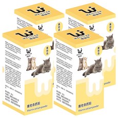 WEIYITER 維益特 貓用 維他命鈣粉 100g, 4盒